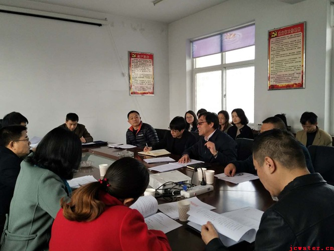 市國投公司考核組對我公司2017年度目標(biāo)責(zé)任進行考核